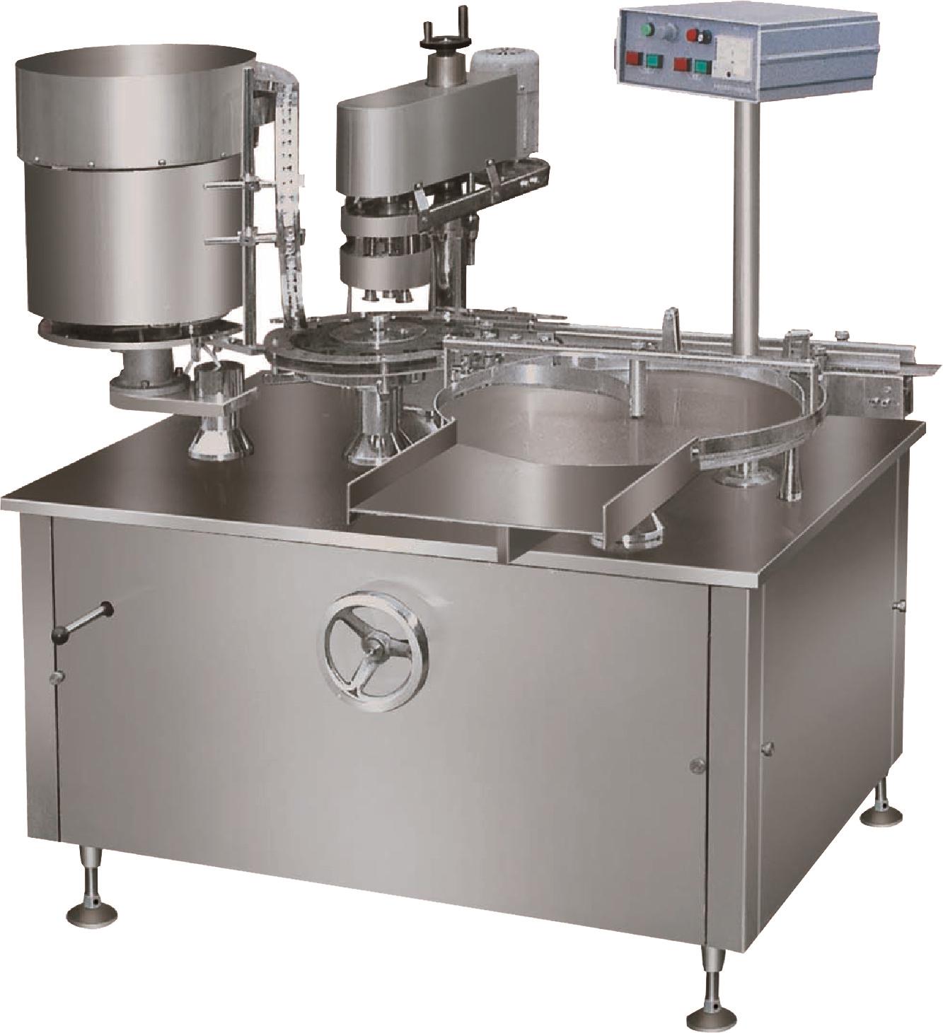 Three-knife auto capper
